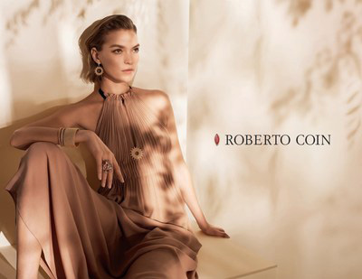 Roberto Coin Launches Ad Campaign with Model Arizona Muse