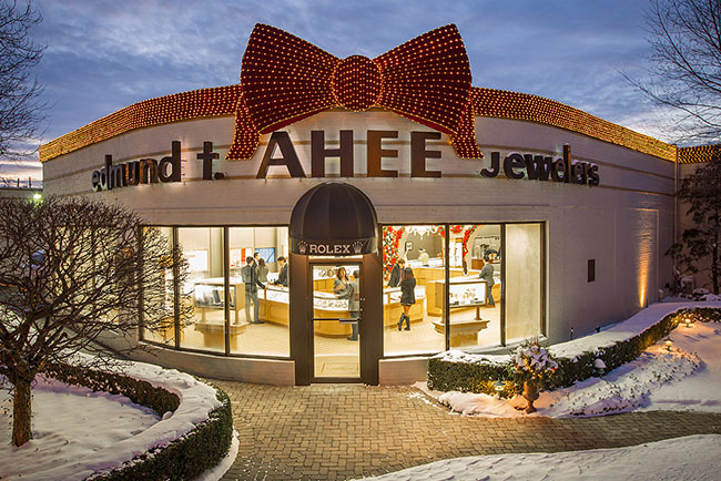 Jewelry store branding from Edmund T. Ahee jewelers