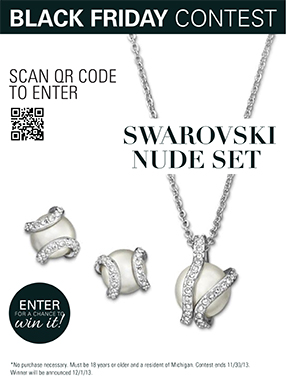 Black Friday contest from Veloce jewelry store