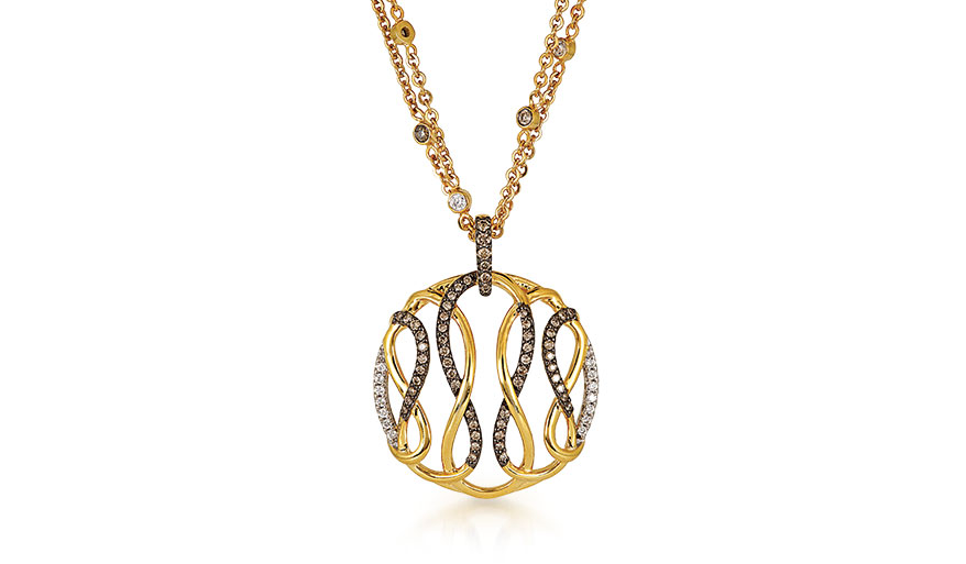 InterJewel with Argyle Australian Diamonds pendant necklace