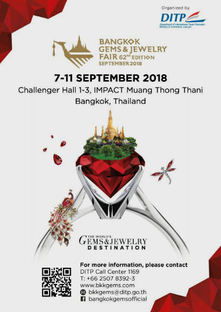 Bangkok Gems and Jewelry Fair Set for September