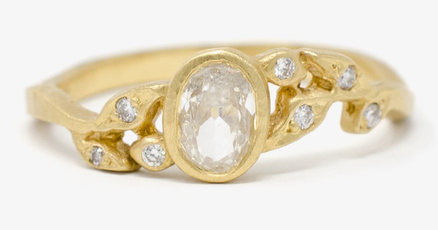 Gold ring from Jennifer Dawes Design