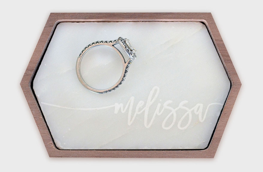 Personalized Display Tray, A Glamorous Tea Strainer and More Jewelry Pro Gear for March