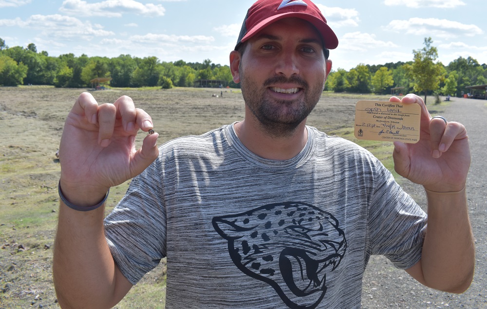 Vacationing Teacher Finds 2.12-Carat Stunner at Crater of Diamonds State Park