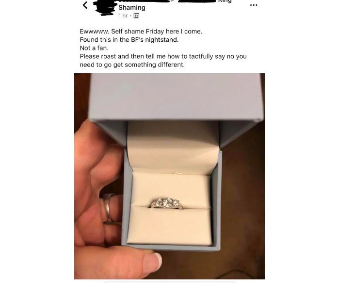 Engagement Ring Shaming