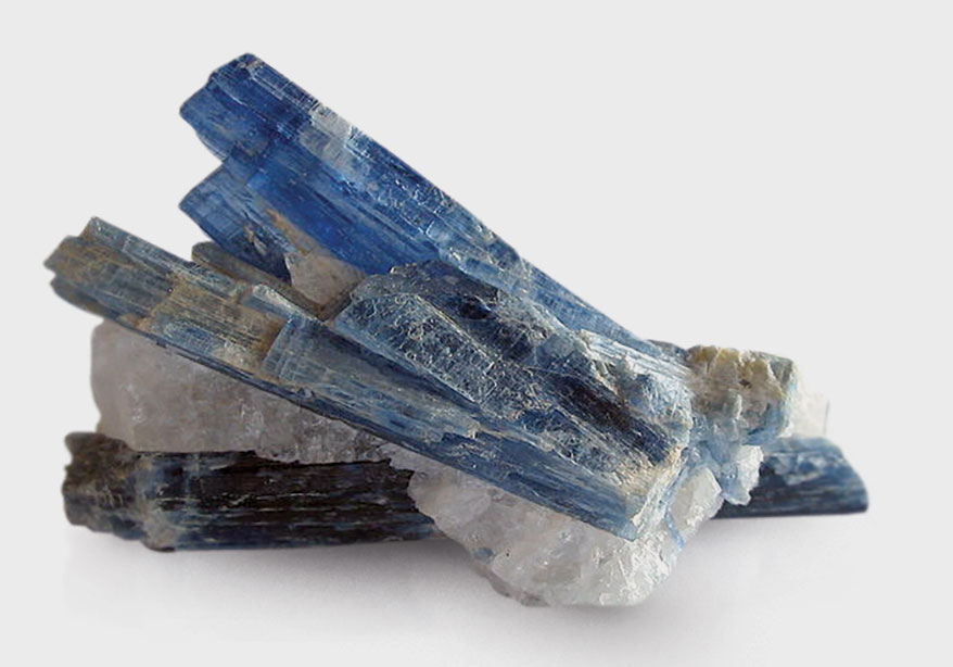 Kyanite crystals