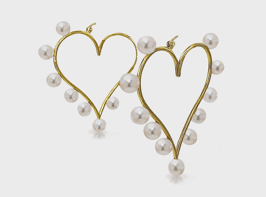 LexiMazz Designs 14K yellow gold earrings with pearls