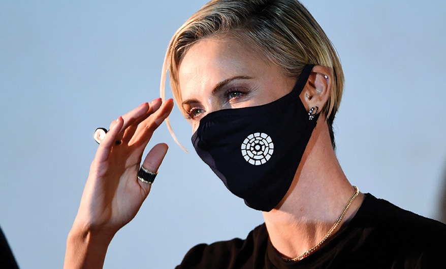 Charlize Theron at drive-in screening of Mad Max: Fury Road in Los Angeles