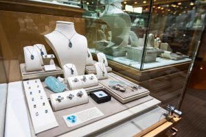 Vandenbergs Jewellers jewelry display