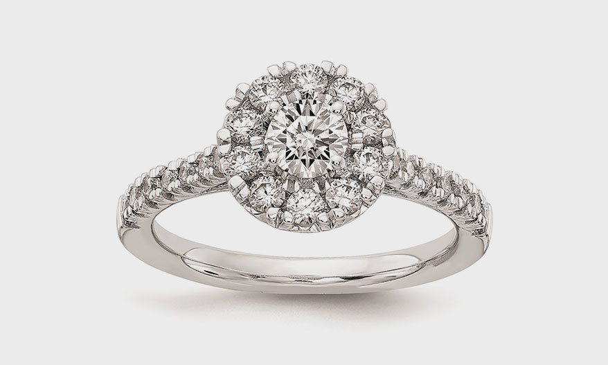 Semi-mount engagement ring from Quality Gold