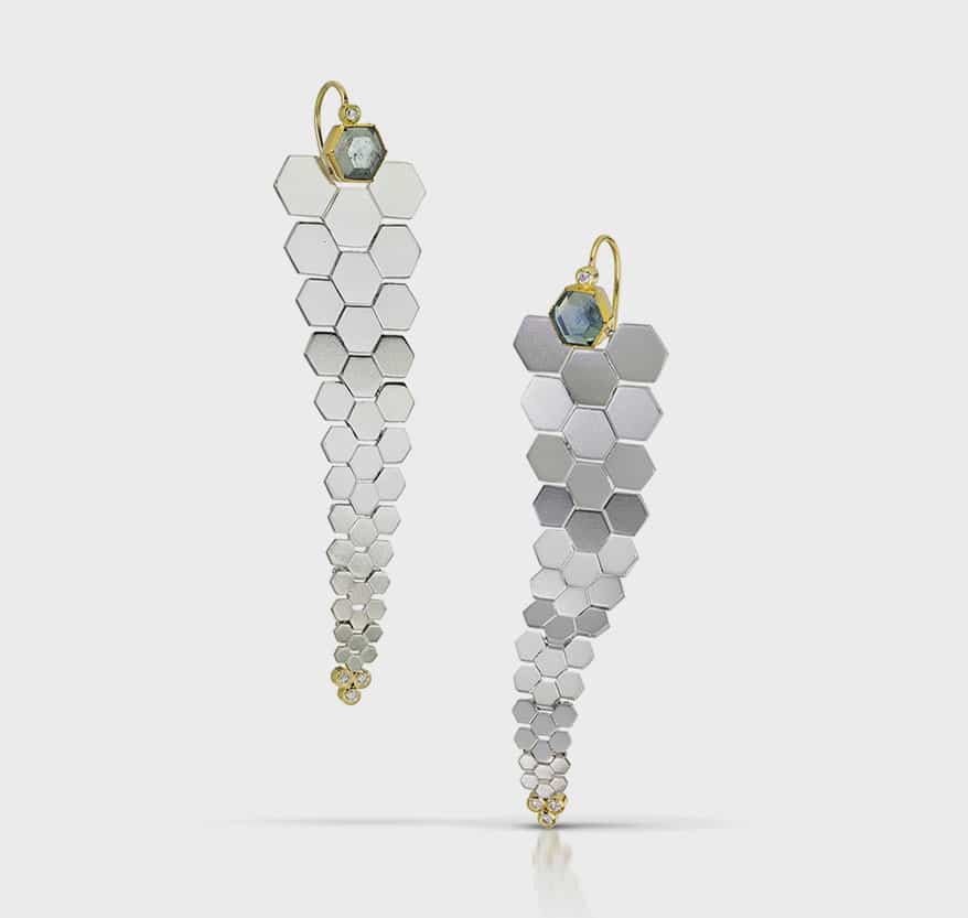 Karin Jacobson Design Sterling silver earrings