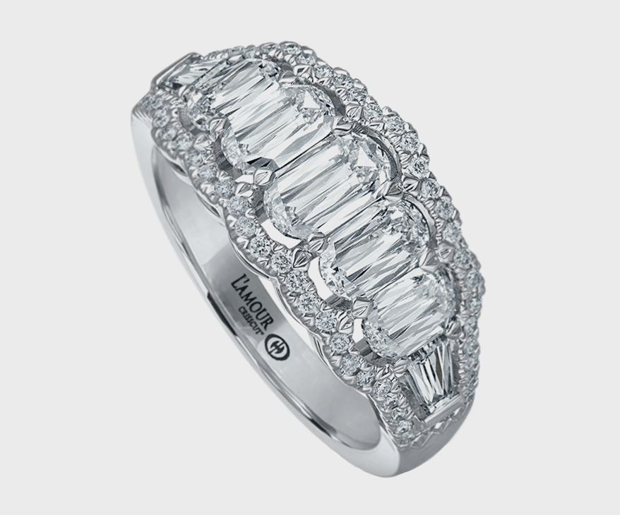 Christopher Designs 18K white gold ring