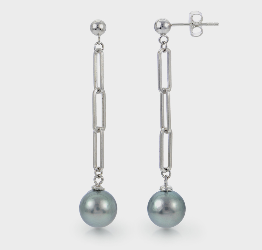 Imperial Pearl Sterling silver earrings