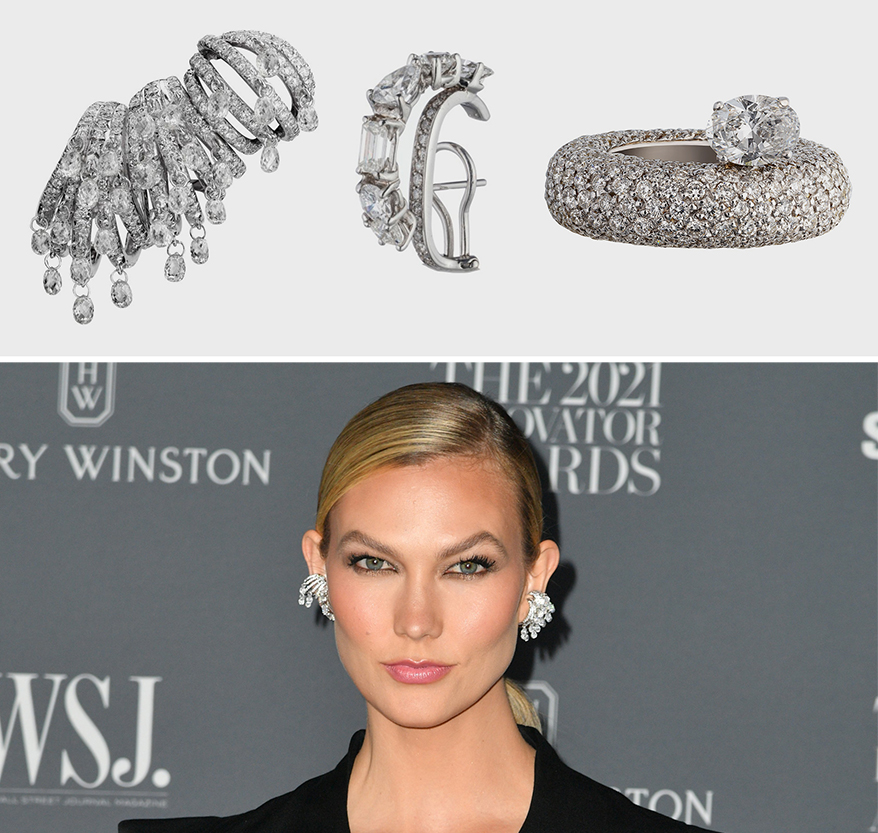 Karlie Kloss Wore Just Enough Bling to Shine at the WSJ Magazine 2021 Innovator Awards