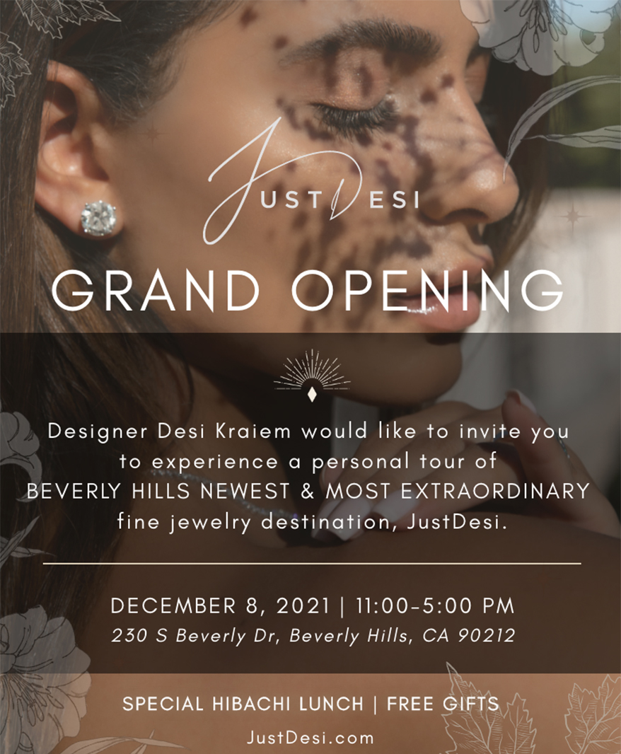 Fine Jeweler Justdesi Is Set to Open Its First Brick and Mortar In Beverly Hills