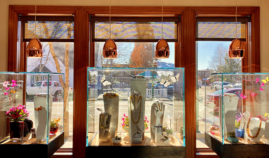 Barry Peterson Jewelers window