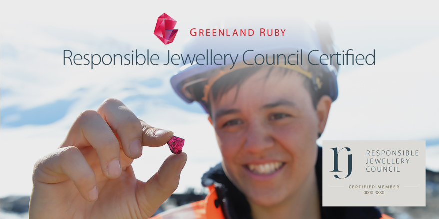 Greenland Ruby Becomes Certified Member of Responsible Jewellery Council