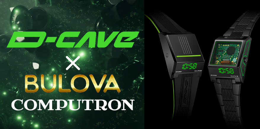 Bulova in Collaboration with D-CAVE Unveil Two New Computron Timepieces