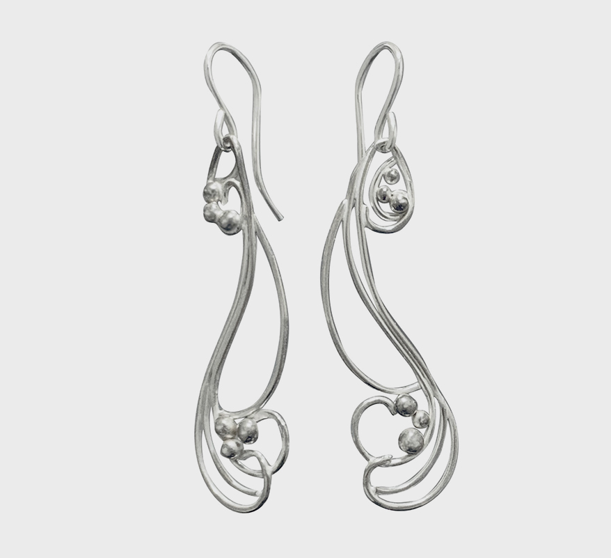 Kaelin Design Argentium silver earrings.