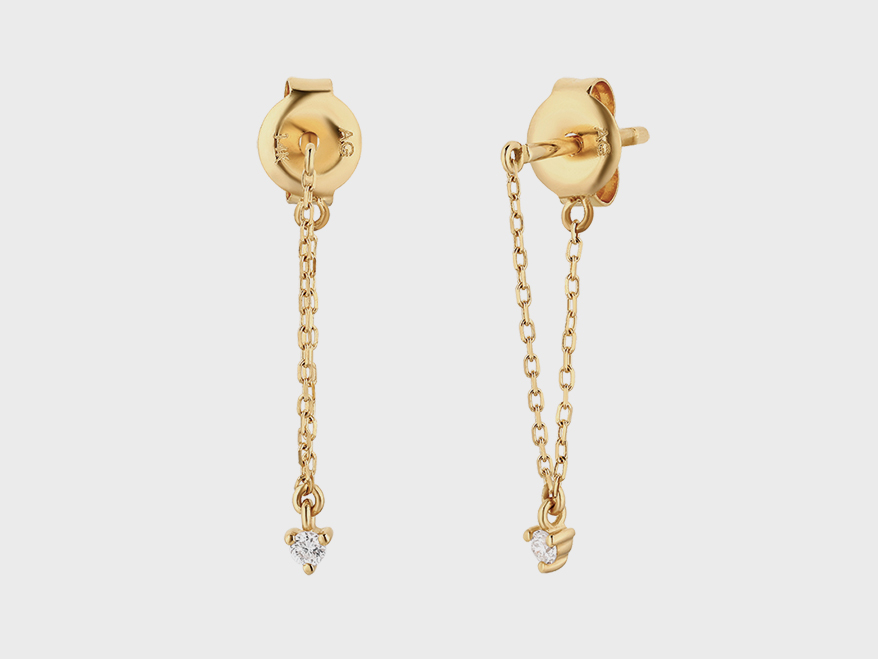 Aurelie Gi  14K yellow gold earrings