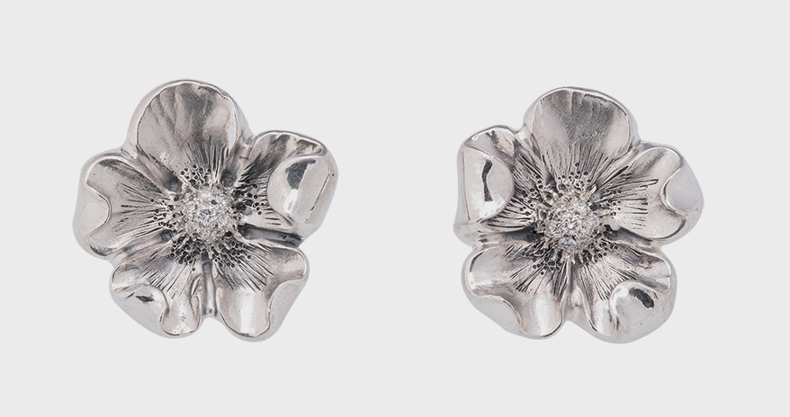 Jewel Lab  Sterling silver earrings