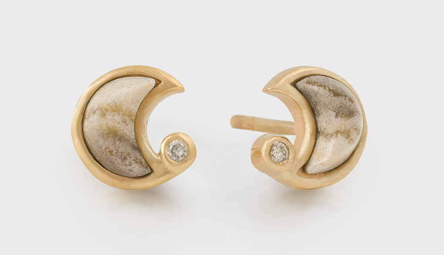 Mercurius Jewelry  14K Fairmined gold earrings