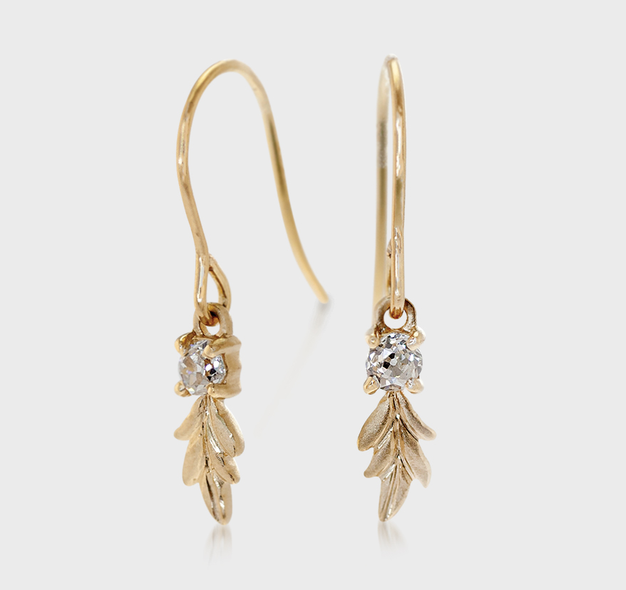 Megan Thorne  18K yellow gold earrings