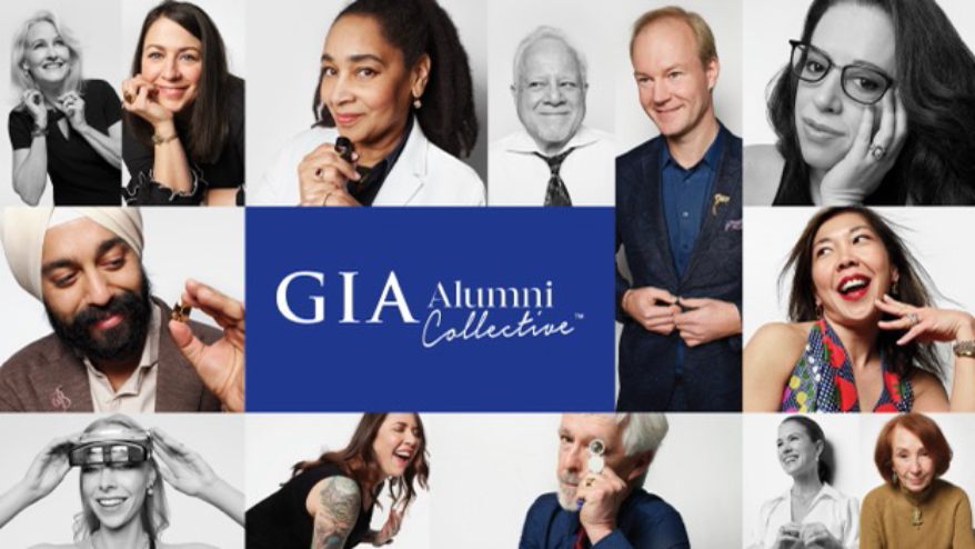 Created for alumni, by alumni, GIA Alumni Collective’s new website and online community is a reflection of the diverse alumni network. From top left, clockwise: Leela Hutchison, Pamela Balodimas, Adrianne Sanogo, Charles Carmona, Robert Gessner, Erica Silverglide, Nan Lung Palmer, Suzanne Martinez, Emily Growney, Harold Lindsay, Dani Chavez, Alina Sciorrotta, Dave Bindra.