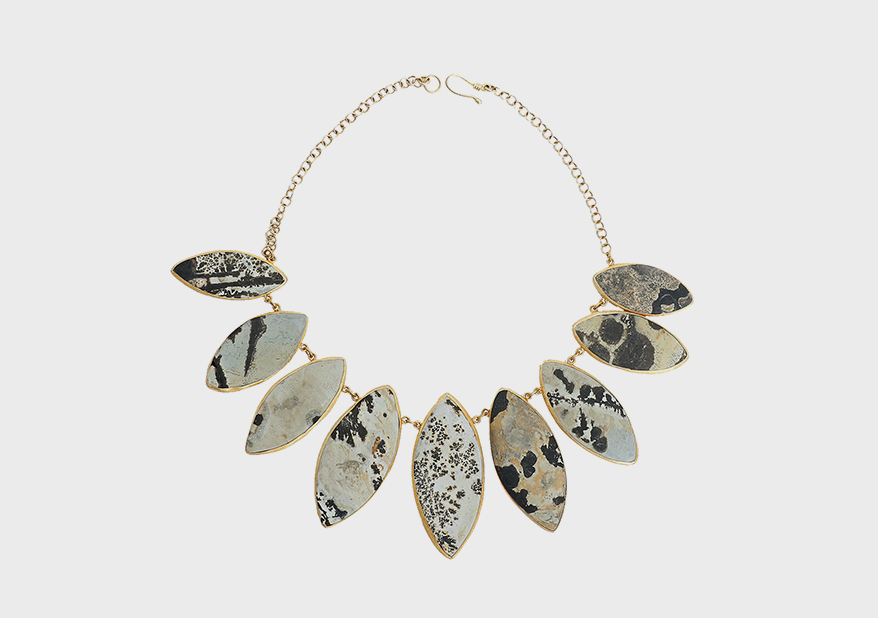 Chadia Hamati Jewelry Yellow gold vermeil necklace