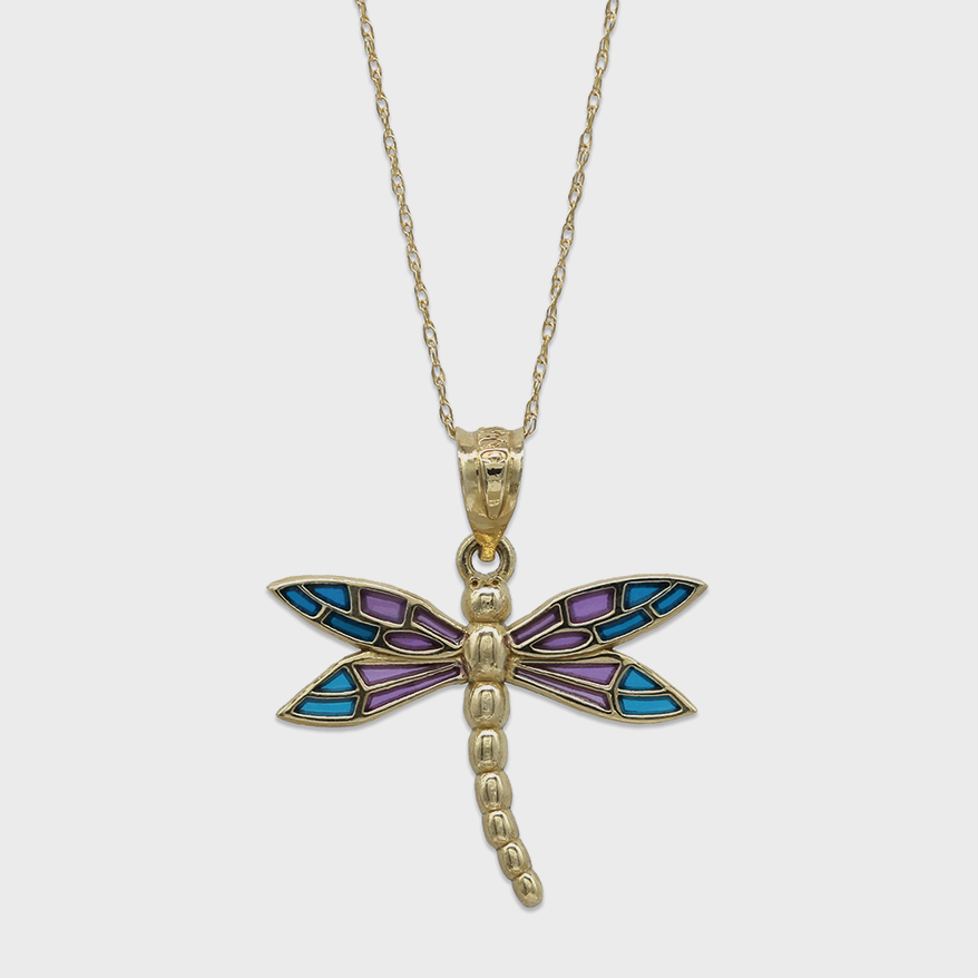 CG-Creations-Dragonfly-Enamel necklace
