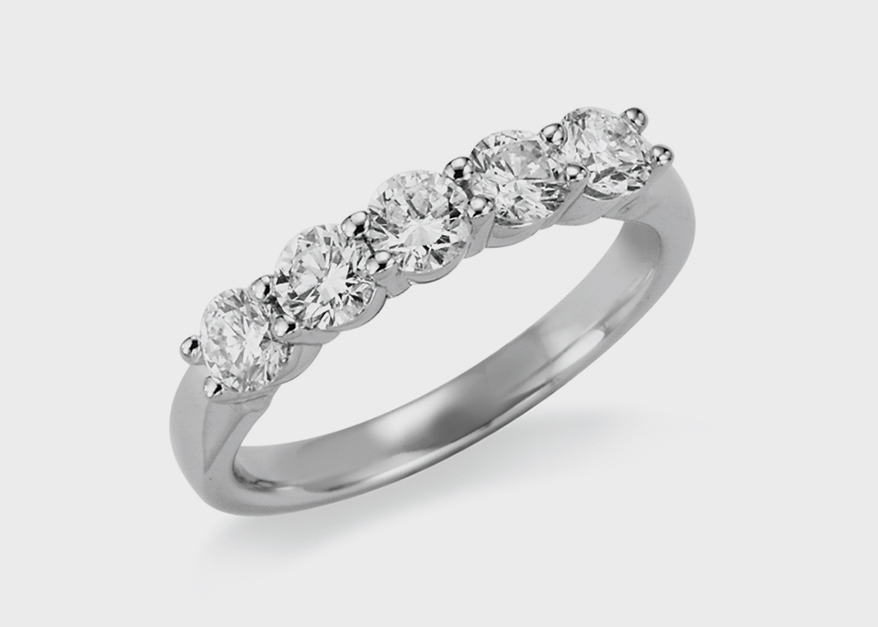 GN Diamond 14K white gold ring with diamonds