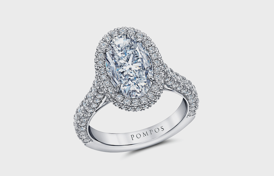 Pompos Jewelry Corp. Platinum ring