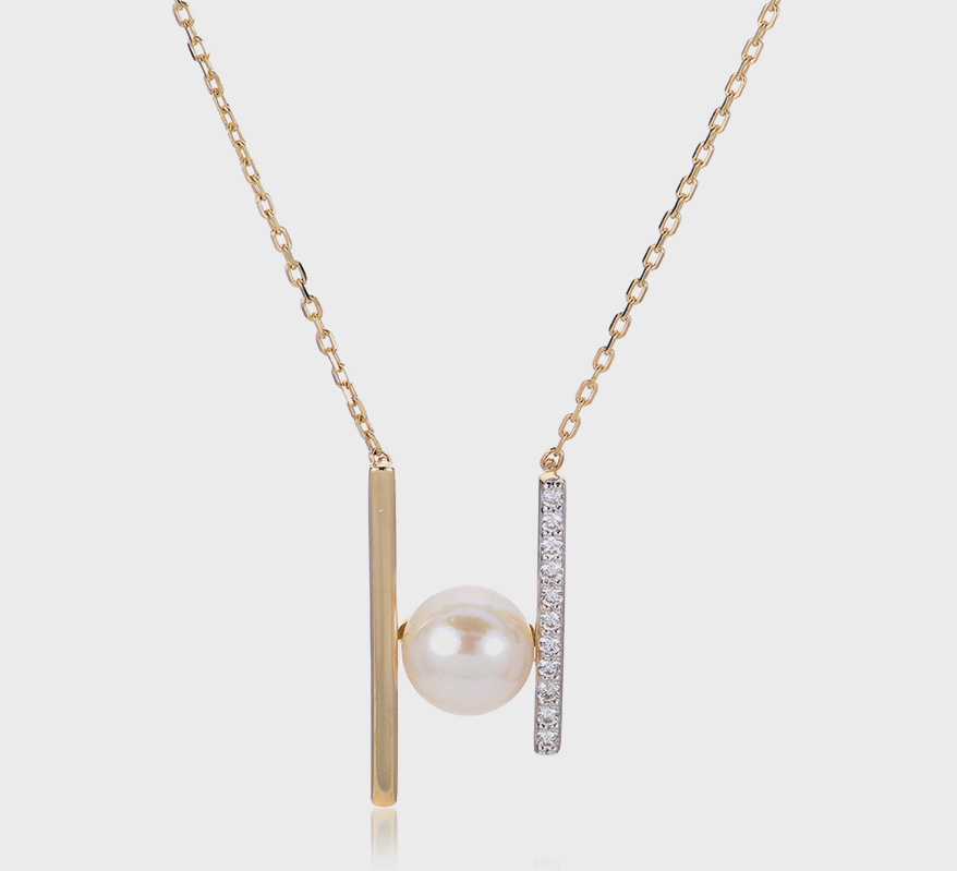 Imperial Pearl  14K yellow gold necklace