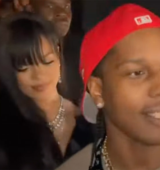 Rihanna Rocks It Again with Victorian Diamond Necklace at A$AP Rocky&#8217;s Whiskey Launch