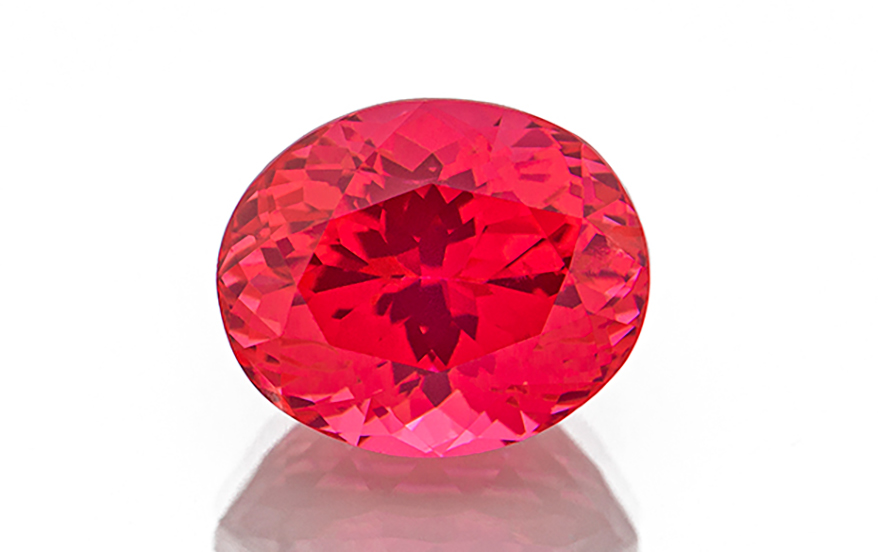 Mahenge pink spinel with heat treatment