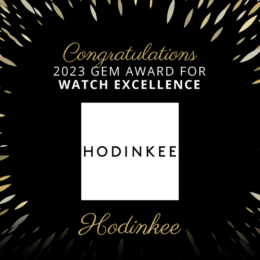 Hodinkee to Receive the 2023 GEM Award for Watch Excellence