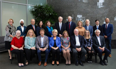The GIA Board of Governors met in November 2022 at the GIA World Headquarters in Carlsbad, CA. Pictured from left, seated: Barbara A. Sawrey, Ph.D, Tammy Storino, Stephen F. Kahler, Lisa A. Locklear, Dione D. Kenyon, Thomas H. Insley, Barbara Lee Dutrow, Ph.D, Elliot Tannenbaum. Pictured from left, standing: Susan M. Jacques, Dave Bindra, Lawrence Ma, Lake Dai, Kiko Harvey, John W. Valley, Ph.D, Jeffrey E. Post, Ph.D, Samantha F. Ravich, Ph.D, Robert Andrew ‘Andy’ Johnson, Thomas Moses, Marcus ter Haar. Not pictured: Russell Mehta.