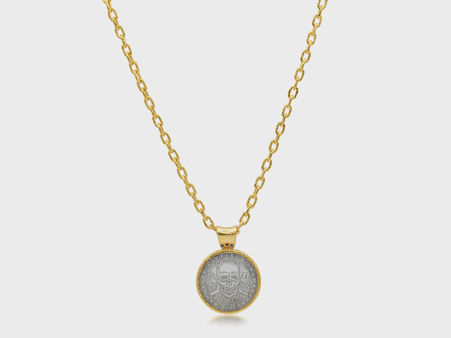 Gurhan 24K yellow gold pendant necklace