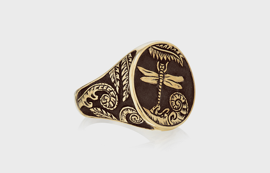 Heavenly Vices 18K yellow gold ring.