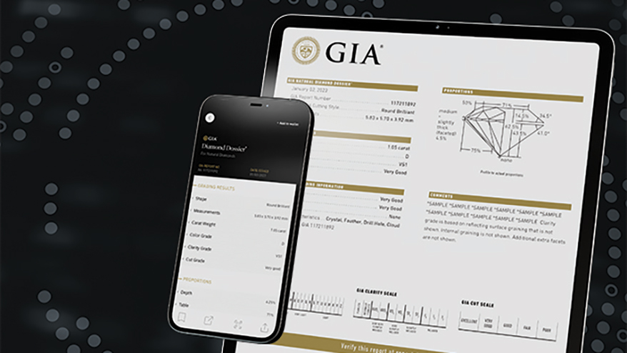 GIA Launches the Digital Diamond Dossier