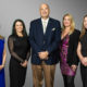 From left: Dr. Sebnem Duzgun; Dr. Nicole Smith; John W. Ford Sr.; Kimberly Collins; and Jenna White