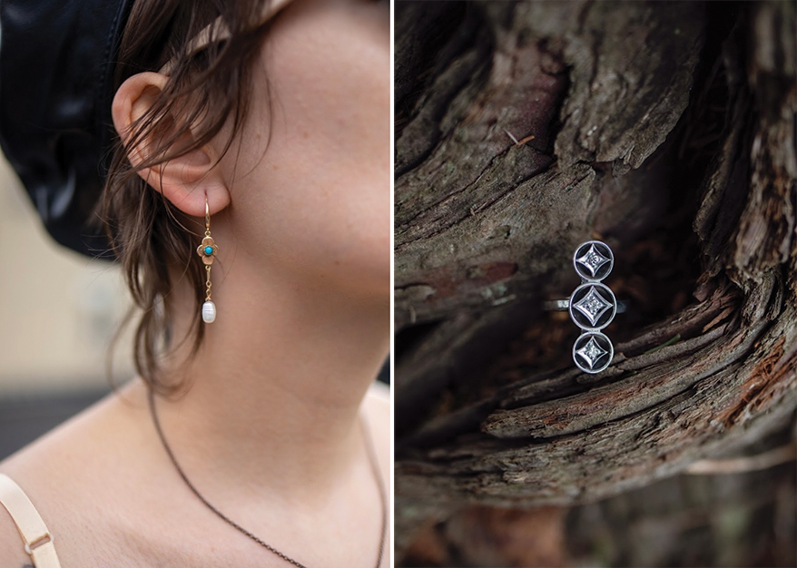 Izzi Krombholz puts her own spin on antique and vintage jewelry with Haus of Mourning.