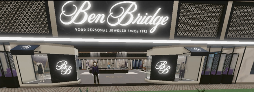 Ben Bridge storefront in Decentraland