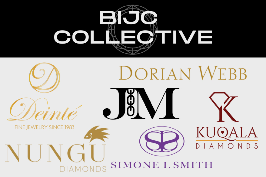 The six exhibiting designers that are part of the 2023 BIJC Collective at JCK Las Vegas.