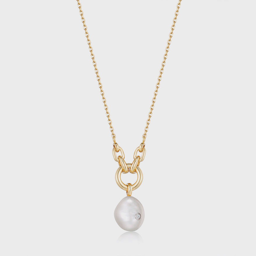 Pearl Sparkle pendant necklace by Ania Haie