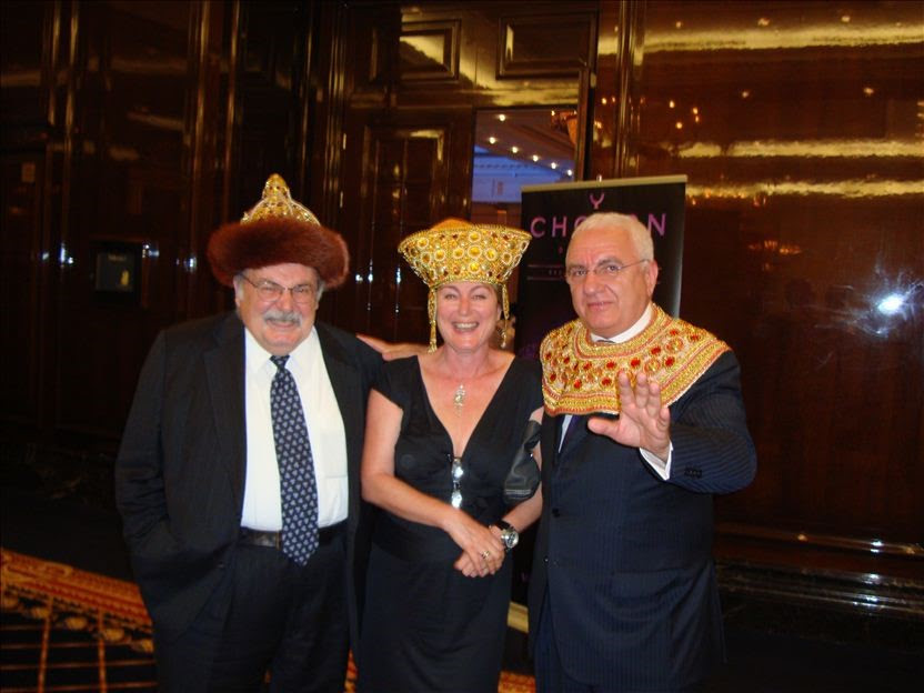 Harry Levy with Alex and Ira Popov in Moscow, 2010