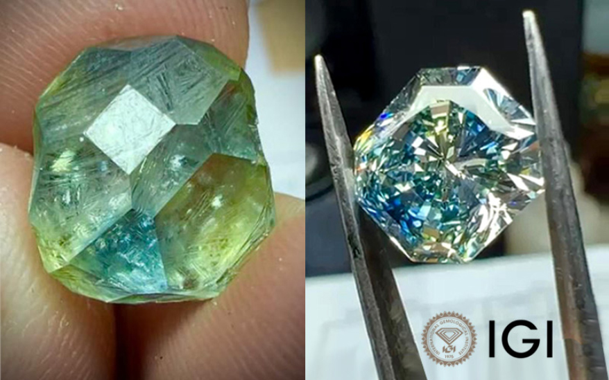 Stunning Lab Grown Diamonds from Kyiv Display Both of Ukraine’s Colors