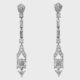 Photo of Cartier Art Deco Inspired earrings courtesy of Cartier.