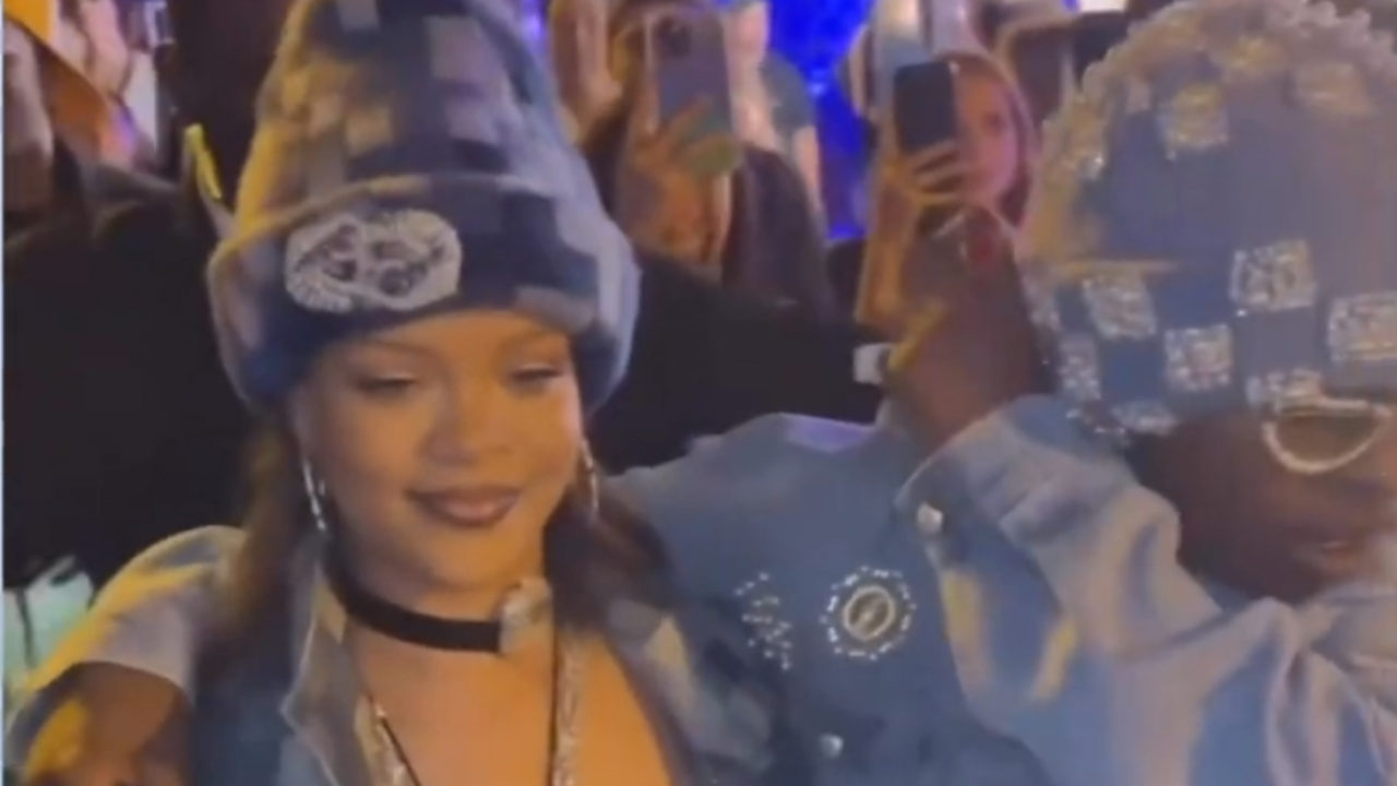 Rihanna Wore a Jacob & Co. Watch as a Choker to the Louis Vuitton Show