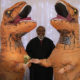 Dinosaur-Costumed Duo Say “I Do” at Albert’s Diamond Jewelers in Indiana